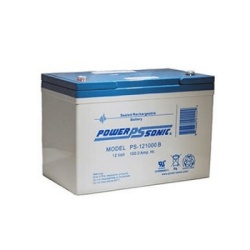 POWER SONIC PS-121000-B Bateria 12V 100AH Para Respaldo Tecnologias AGM/VRLA 10-12 Anos Vida Util Terminales B (M6) Reconocida UL