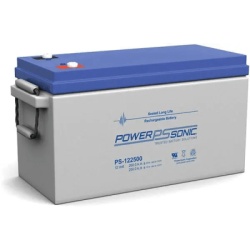 POWER SONIC PS-122500-B Bateria 12V 260AH Para Respaldo Tecnologias AGM/VRLA 5 Anos Vida Util Terminales B (M8) Reconocida UL