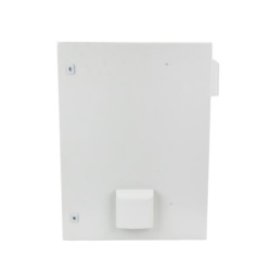 PRECISION PST-5070-25AV Gabinete Ventilado de Acero IP55 Uso en Exterior (500 x 700 x 250 mm) con Placa Trasera Interior Metalica y Compuerta Inferior Atornillable. Incluye Ventilador Ventilas filtros