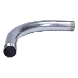 PRECISION PST-IEL-125 Codo de 1 1/4" ( 32 mm) para Tubo Pared Gruesa (IMC) / Galvanizado / Etiqueta Amarilla.