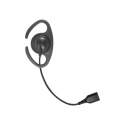 PRYME SNP-CR a??Auriculares de gancho en forma de "C" con cable de fibra trenzada y conector SNAP. Requiere microfono de solapa de 1 o 2 hilos de la Serie SNAP.