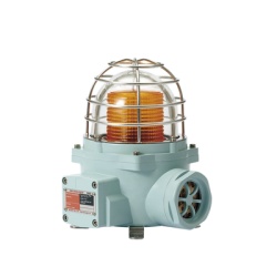 QLIGHT SNESL-120-A-ATEX Luz LED de advertencia / Ámbar / 120 VCA / 105 dB / IP66 / Zonas peligrosas / ATEX-IECEx