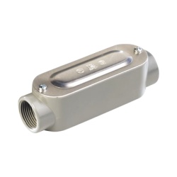 RAWELT OC-2625C Caja oval roscada tipo C de 1 1/4" (31.8 mm) Incluye tapa y tornillos.