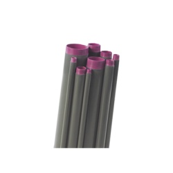 RAWELT TAL-63-PC Tubo Conduit rigido de aluminio de 2 1/2" (75.06 mm) con recubrimiento de pvc con cople.