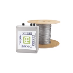 RBTEC IROC-1Z-250 Kit de Cable Sensor Para Cercas Ciclonicas IRONCLAD / 75 METROS / 1 ZONA / Sin Falsas Alarmas por Viento / TODO Incluido