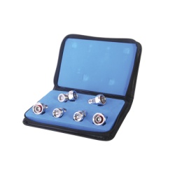 RF INDUSTRIES LTD RFA-4195-01 Kit completo de 6 adaptadores de bajo PIM (MINI) DIN 4.1-9.5 a N.