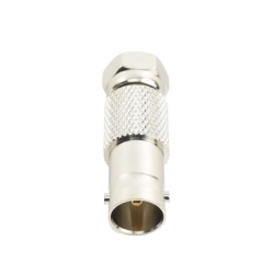 RF INDUSTRIES LTD RFB-1144 Adaptador en Linea para Video de Conector BNC Hembra a F Macho 75 Ohm Niquel/ Oro/ Delrin.