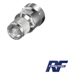 RF INDUSTRIES LTD RFD-1672-2 Adaptador en Linea de Conector DIN 7-16 Hembra a N Macho Plata/ Plata/ Teflon.