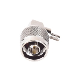 RF INDUSTRIES LTD RFN-1009-C-03 Conector N Macho en A/R de Anillo Plegable para Cables LP-195 LP-142 RG-58/U RG-142/U Niquel/ Oro/ Teflon.