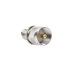 RF INDUSTRIES LTD RFT-1236 Adaptador en Linea de Conector TNC Hembra a UHF Macho (PL-259) Niquel/ Oro/ Teflon.