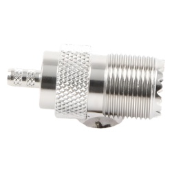 RF INDUSTRIES LTD RFU-527 Conector UHF Hembra (SO-239) en Linea de Anillo Plegable para Cable RG-58/U RG-142/U Niquel/ Plata/ Delrin. - Img 4
