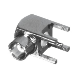 RF INDUSTRIES LTD RMX-8300-1 Conector MCX Hembra en Angulo Recto para Montaje en PCB Oro/ Oro/ Teflon.