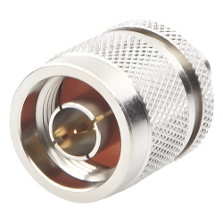 RF INDUSTRIES LTD RSA-3453 Adaptador en Linea de Conector SMA Macho a N Macho Niquel/ Oro/ Teflon.
