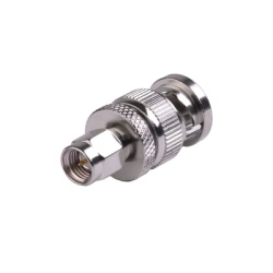 RF INDUSTRIES LTD RSA-3459 Adaptador en Linea de Conector SMA Macho a BNC Macho Niquel/ Oro/ Teflon.