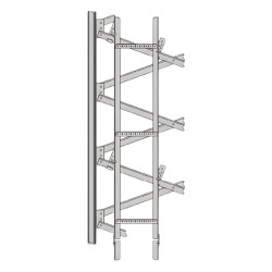 ROHN WL20F94KD Guia de Cable tipo escalerilla de 20 pies de altura (6 metros) para Torre SSV.