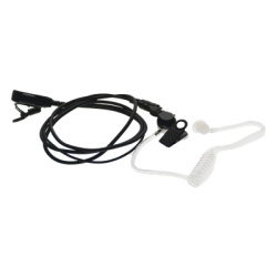 RUGGEAR 25036800 Microfono - audifono de solapa con tubo acustico para RG360