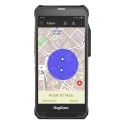 RUGGEAR RG880ITSMART Kit Radio PoC LTE RugGear RG880i + Licencia TASSTA T.FLEX Smart 12 meses / Pantalla HD+ 5.5" (14 cm) 500 nits / Snapdragon 680 MCPTT / IP68 y MIL-STD-810H / Altavoz 103 dB / Andro - Img 2