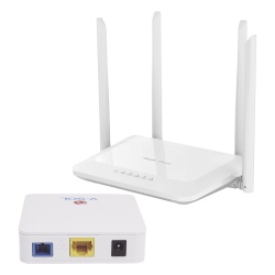 RUIJIE KIT1-VPON-MESH Kit 1 ONU Bridge V-Sol Dual GPON/EPON con Router Home Mesh Ideal para distribuciones WISP de mayor cobertura Wi-Fi en Hogares y Oficinas