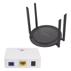 RUIJIE KIT2-VPON-WIFI Kit 2 ONU Bridge V-Sol Dual GPON/EPON con Router Home Wi-Fi Ideal para distribuciones WISP de mayor cobertura Wi-Fi en Hogares y Oficinas