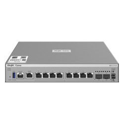 RUIJIE RG-CF10S Firewall Next Generation / Empresarial / Alto Rendimiento 7 Gbps / Proteccion de Amenazas 500-700 Mbps / Gestion Cloud / 8 Puertos RJ45 + 2 SFP / Rack 1U / AI-Powered Security / Ruijie