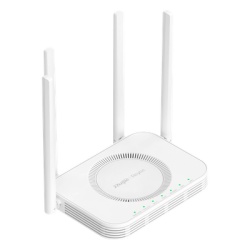 RUIJIE RG-PON1200G Router ONU GPON/EPON Wi-Fi 5 / 1200 Mbps (2.4 GHz + 5 GHz) / Puerto PON SC/UPC / 2 Puertos Gigabit LAN/WAN / 4 Antenas Externas / Mesh / 84 Clientes