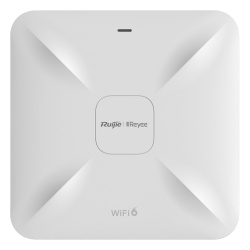 RUIJIE RG-RAP2260 Punto de Acceso Mesh Wi-Fi 6 para Interior se Instala en Techo o Pared hasta 512 Usuarios y 2.97 Gbps Doble Banda 802.11ax MU-MIMO 2x2