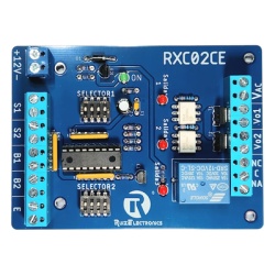 Ruiz Electronics RXC02CE Controlador de Esclusas 2 Puertas / Alimentacion 12VDC / Temporizadores Programables 0-30 seg / Entradas NC y NA / Salidas de Pulso 2 seg / Funcion Emergencia