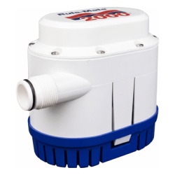 RULE RM2000A Bomba de Achique Rule-Mate / 7 570 l/h (2000 GPH) / Sensor Electronico Integrado / Conexion 1" NPT / Auto Encendido/Apagado / Programacion Inteligente / Proteccion de Bateria