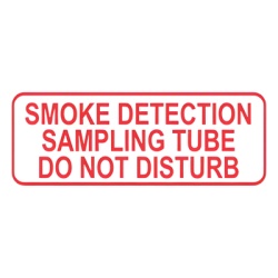 SAFE FIRE DETECTION INC. RP-5217 Etiqueta de identificacion para tuberia de aspiracion paquete con 125 piezas