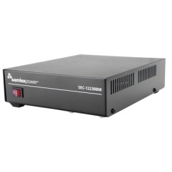 SAMLEX SEC-1223BBM Fuente de poder 13.8V 19A conmutada con circuito cargador de baterias.