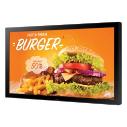 SAMSUNG ELECTRONICS OH24B Pantalla Profesional LED 24" para Exterior Proteccion para exterior 3T / Full HD (1080p) / HDMI / LAN / Brillo 1500 cd/m2 / Compatible con montaje VESA
