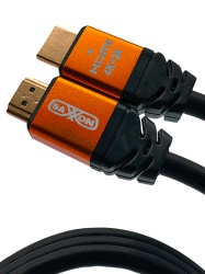 SAXXON SXN2760005 SAXXON SX050HDC - Cable HDMI de 5 metros de alta velocidad / Version 2.0 / Resolucion 4K / Canal de retorno de audio (ARC) / Video 3D / Blindado para reducir interferencias / Chapad