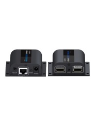 SAXXON SXN446002 SAXXON LKV372PRO- Kit extensor de video HDMI/ Resolucion 1080p/ CAT 6/ 6A Cobre / Hasta 50 metros/ Loop HDMI en transmisor/ Transmisor IR/ Plug and play