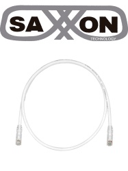 SAXXON TVD119036 TVC OPATCRUTPBL1M- PATCH CORD UTP /CAT 5E /COLOR BLANCO/ 1 METRO/ 28 AWG/