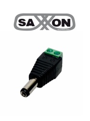 SAXXON TVN017001 SAXXON PSUBR12B - Bolsa de 10 conectores macho / Para fuente de poder / Bloque para atornillar positivo y negativo
