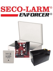 SECO-LARM SEC1220008 Seco-Larm Kit Fuente De Poder 7 - Kit De Poder Contiene 1 Fuente De Poder De 7 Amp Bateria De Respaldo 7 amperes Transformador Y Gabinete