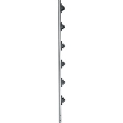 SFIRE SF-POST-6 Poste de Paso para Cercas Eléctricas / Tubo de Acero Galvanizado / 6 Aisladores / Longitud 1.4 m (4.6 ft) / Diámetro 25 mm (1 in) / Sin Pintura