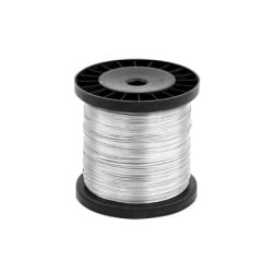SFIRE SF16AWG500 Bobina de 500 Metros (1640 Pies) / Alambre de Aluminio Reforzado / 16 AWG / Para Intemperie / Ideal para Cercas Electrificadas.