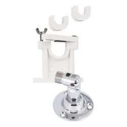 SHAKESPEARE 410-R Kit de Montaje con Soporte Giratorio Ajustable / Para Antenas de 1" o 1-1/2" de Diametro / Rosca Estandar 1" x 14 Hilos.