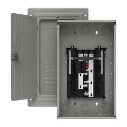SIEMENS S1224B3100 Centro de carga trifasico 3 Fases 4 Hilos para interruptores QP de 12 polos - 24 circuitos 120/240vca Barras de aluminio 100 Amp Nema 1 uso interior. Incluye tapa.