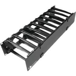 SIEMON HCM-6-1U Organizador de Cable Horizontal RouteIT Sencillo Para Rack de 19in 6in de profundidad 1UR - Img 2