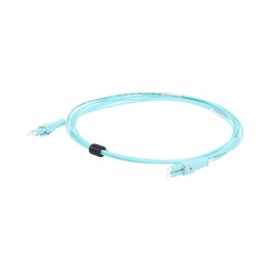 SIEMON LBP-LCLC5V-03AQ. Jumper de Fibra Optica BladePatch LC-LC Duplex Multimodo 50/125 OM4 OFNR Color Aqua 3 Metros