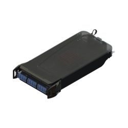 SIEMON LVS12-LSUALAB1A Cassette para Empalme (Fusion) LightVerse Hasta 12 Fibras Conectores LC/UPC Shuttered para Fibra Monomodo 900um 1 Metro (3.28 Pies)