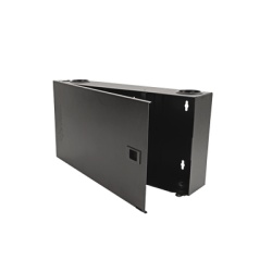 SIEMON LVW-F4-01 (Lvw-F4-01) Fiber Enclosure Lightverse Wall Mount Fixed Access 4 Openings Black
