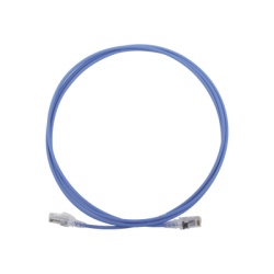 SIEMON MC6-07-0628 Patch Cord MC6 Modular Cat6 UTP CM/LS0H 2.13 Metros (7 Pies) Color Azul Diametro Reducido (28AWG)