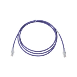 SIEMON MC6-07-08B Patch Cord MC6 Modular Cat6 UTP CM/LS0H 2.13 Metros (7 Pies) Color Violeta Version Bulk (Sin Empaque Individual)