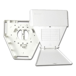 SIEMON MX-MMO-02 Salida Multiusuario de Telecomunicaciones (MUTOA) con Tornillos de Montaje y Cinta Adhesiva con 18 Salidas MAX Color Blanco