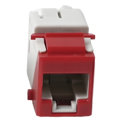 SIEMON U5-K03NS Jack UltraMAX Cat5e UTP Tipo Keystone Color Rojo Punch Down
