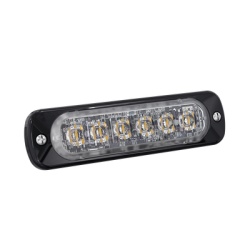 SIGNALPRO SP6R Luz Auxiliar de 6 LED Rojo Lente Transparente SAE - Img 4