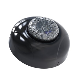 SIGNALPRO SPF12RB Estrobo Oculto de 12 LED Rojo/Azul Lente Transparente Bisel Negro